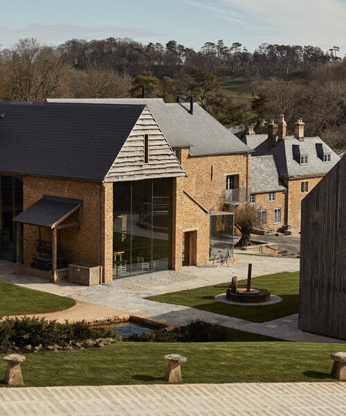 richard parr's farmyard at the newt sensitively restores historic farmhouses in somerset
