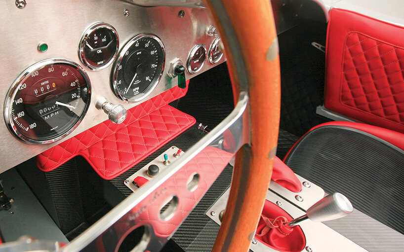 iconic 1957 aston martin DBR2 gets futuristic remake with lightweight carbon fiber body