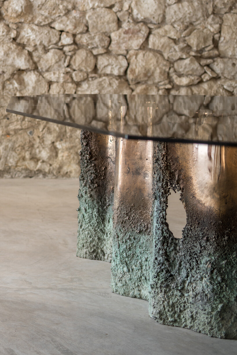 roberto sironi reimagines architectural fragments as contemporary ruins at carwan gallery