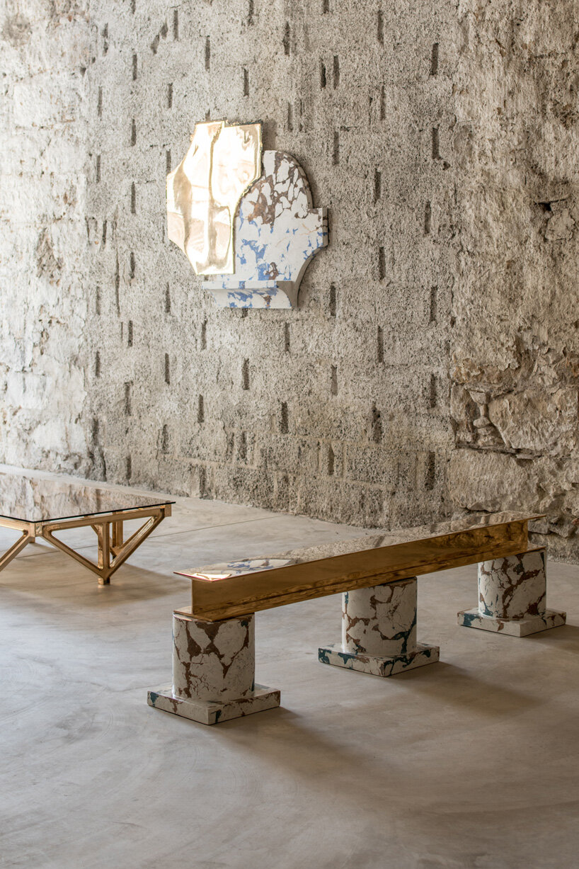 roberto sironi reimagines architectural fragments as contemporary ruins at carwan gallery