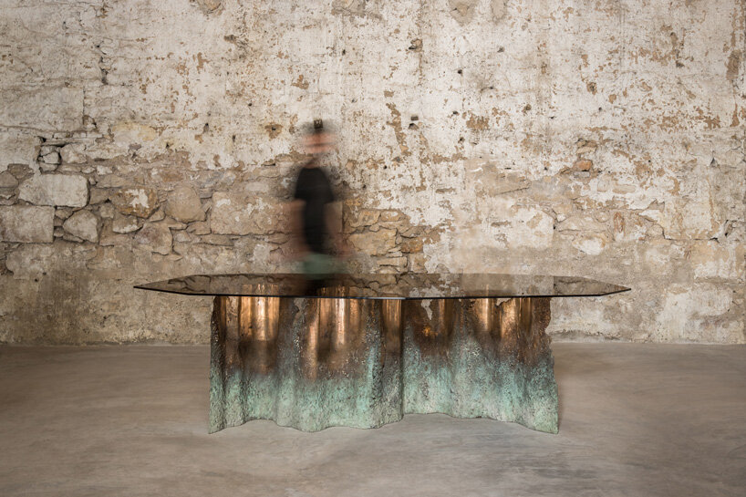 roberto sironi reimagines architectural fragments as contemporary ruins at carwan gallery