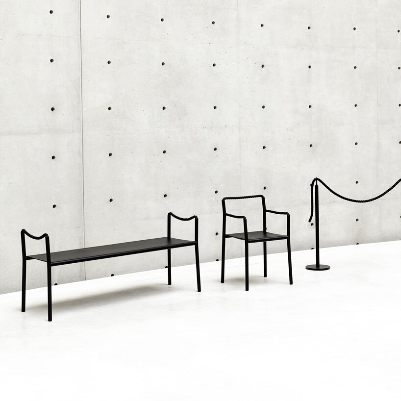 bouroullec brothers design public square + furnishings for tadao ando's bourse de commerce