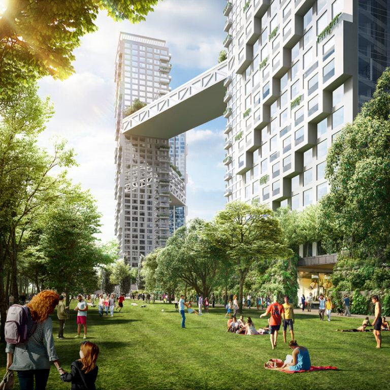 safdie architects designs ORCA toronto to create the new heart of the city