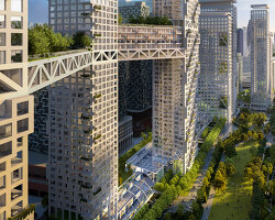 moshe safdie designs fractal-based sky habitat for singapore