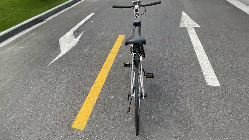 Google self outlet driving bicycle