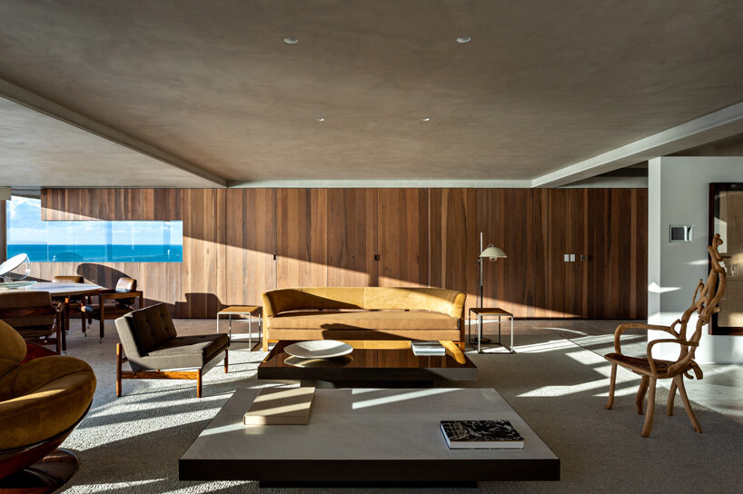 studio arthur casas renovates 'MW apartment', set inside iconic modernist building in brazil