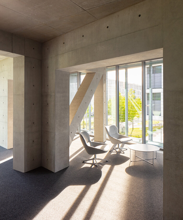 tadao ando's weisenburger headquarters opens in germany, celebrating exposed concrete