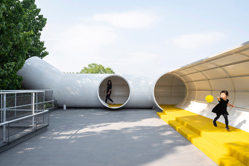 waa transforms 1970’s warehouse in beijing into experiential playscape for children