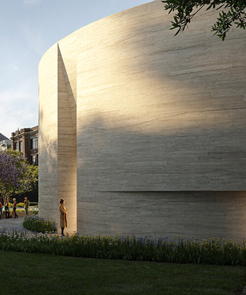 interconnected circles form trahan architects' loyola university chapel in new orleans