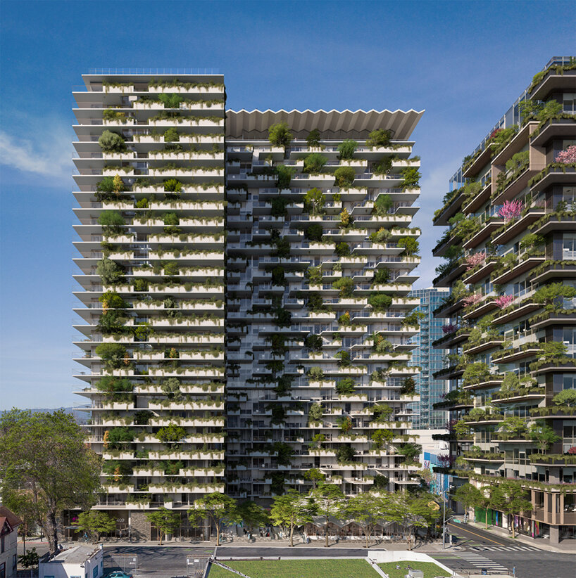 the 'orchard' residences at westbank campus in san jose will be interwoven with nature