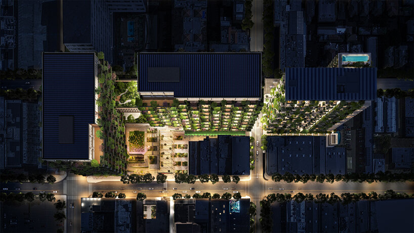 the 'orchard' residences at westbank campus in san jose will be interwoven with nature