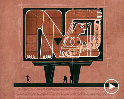 ARCHIMUSE is a series of illustrations combining mythological creatures and architecture