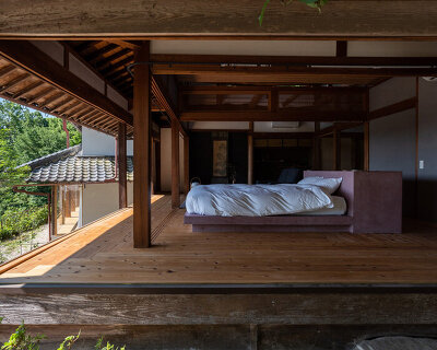 historic japanese house transformed into quite hotel that connects guests with nature