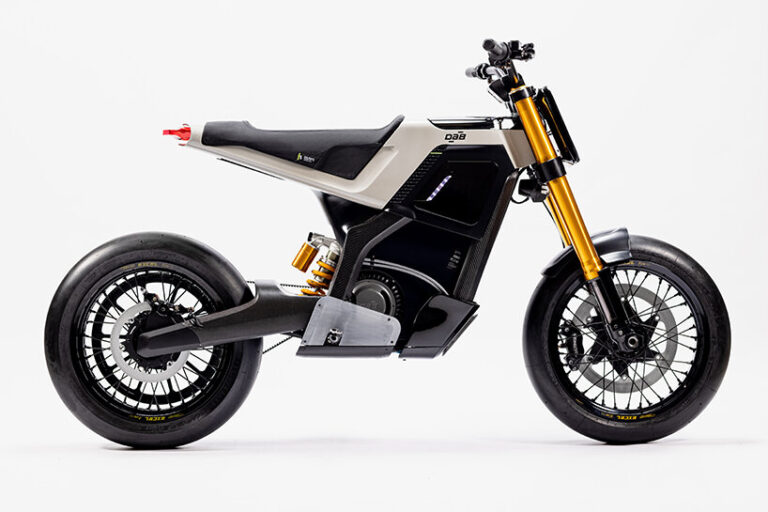 DAB motors unveil concept-e electric supermoto-style motorcycle