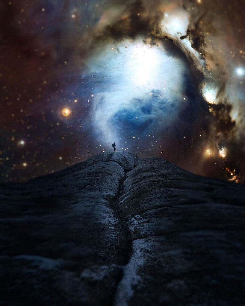 derek culver captures erosional landscapes + milky way galaxy