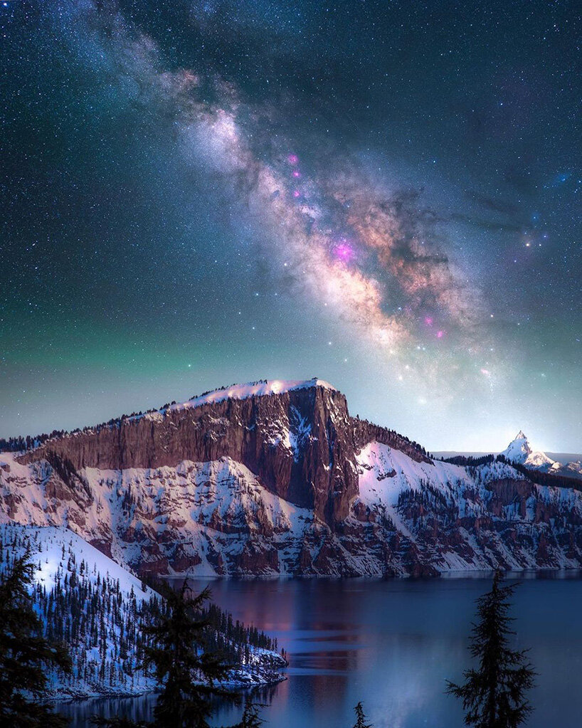 derek culver captures erosional landscapes + milky way galaxy