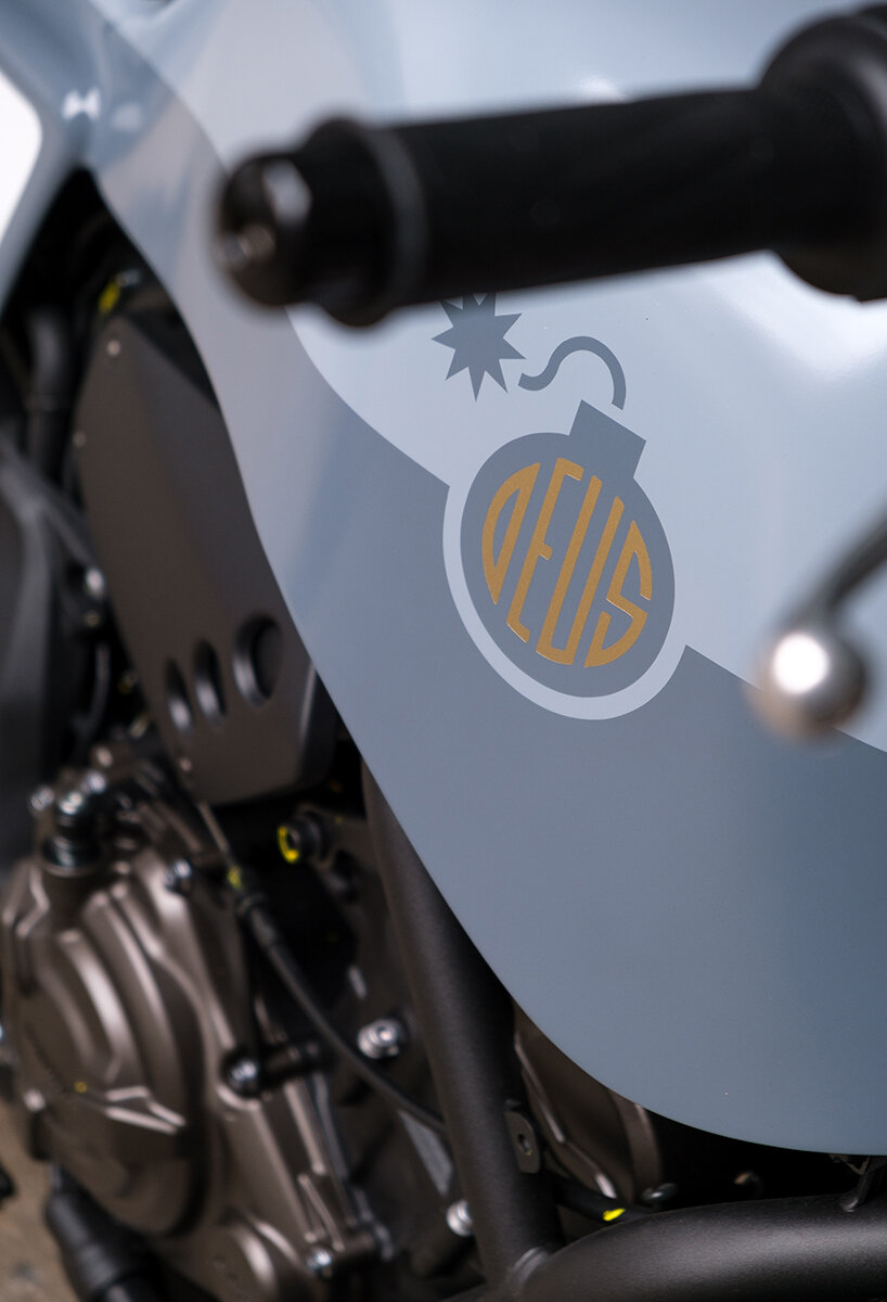 biarritz born and bred: deus ex machina customs yamaha XSR700 into la bombe bike