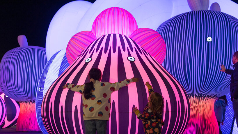 ENESS's 'airship orchestra' installation features 16 otherworldly characters designboom