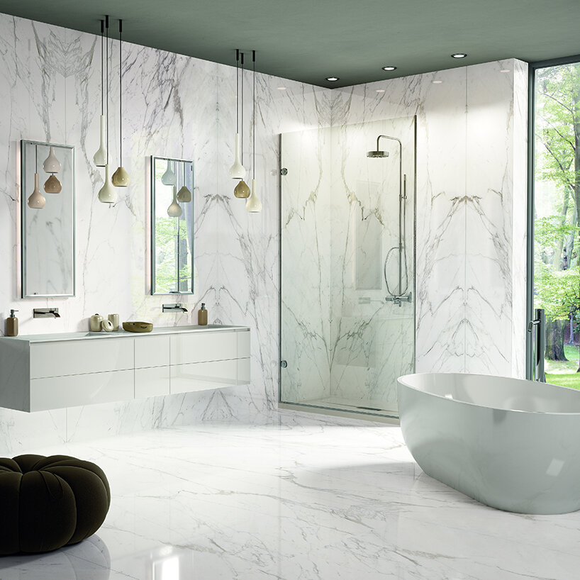 synthetic EPIC surface blends uniqueness of natural stone and performance of ceramics