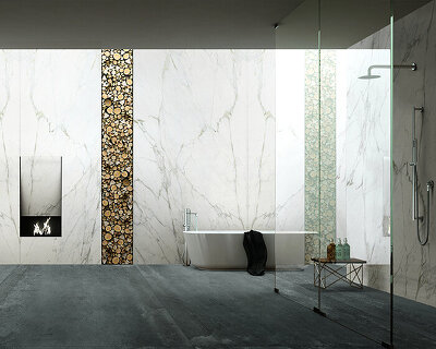 synthetic EPIC surface blends uniqueness of natural stone and performance of ceramics