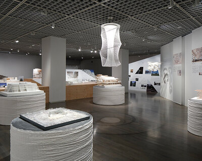 kengo kuma exhibits 'five purr-fect points for a new public space' at MOMAT