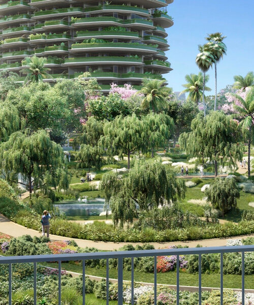 foster + partners unveils new imagery of its verdant oasis, 'one beverly hills'