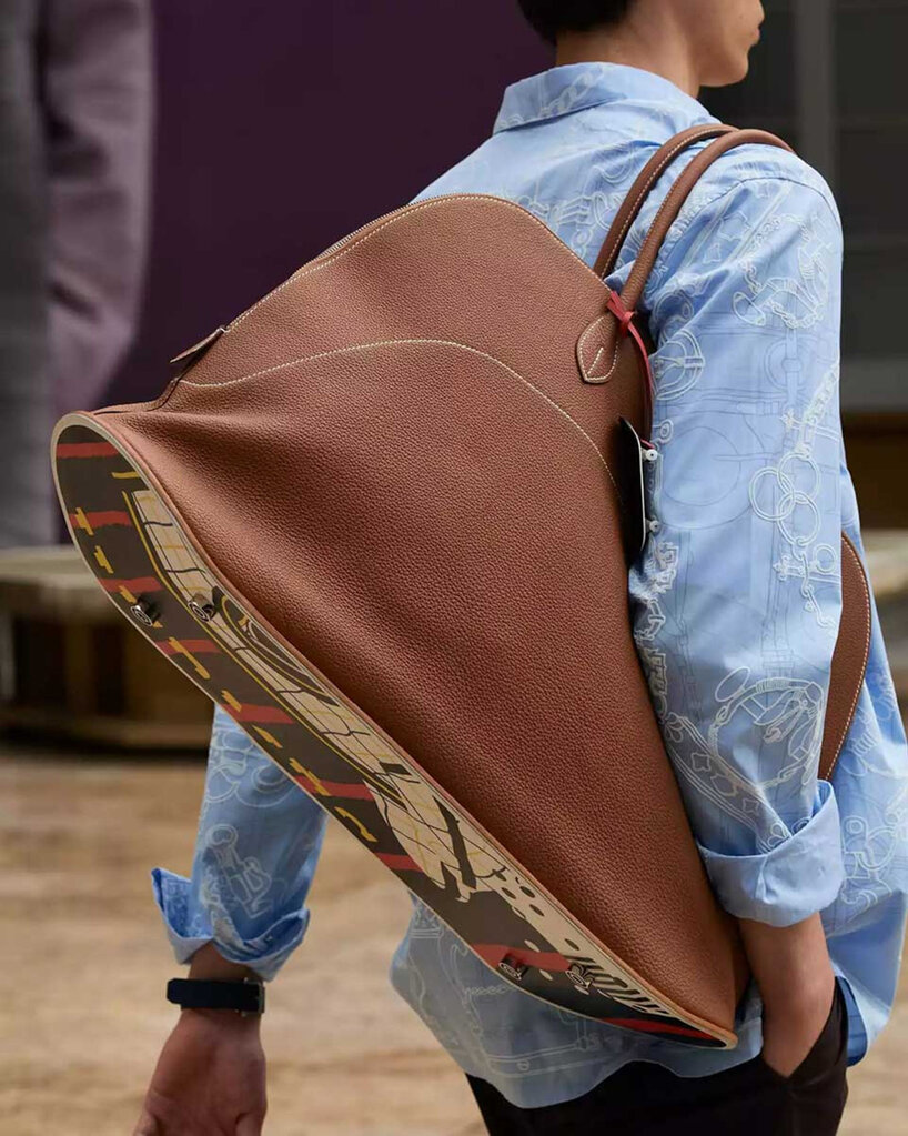 hermès debuts its skateboard bag as a stealthy hybrid of luxury and street