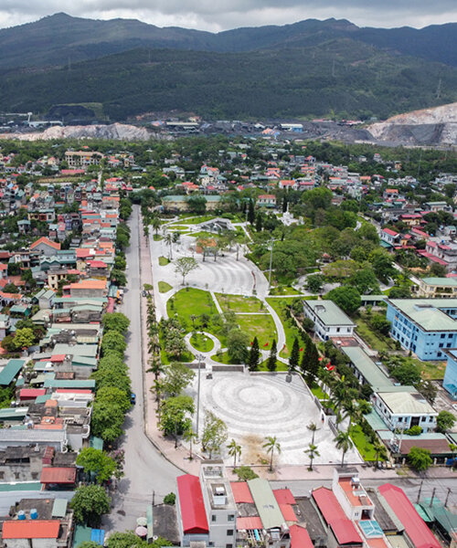 H&P architects revitalizes park in vietnam drawing from olympic's five-ringed symbol