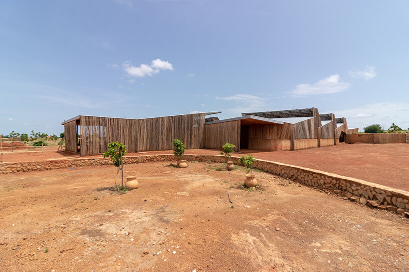 local clay + transparent timber skin assemble kéré architecture's university in west africa