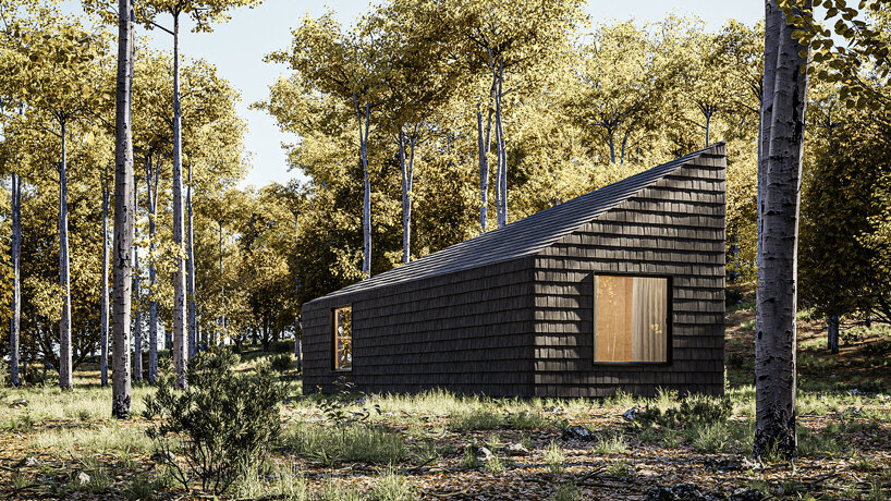 Experiența cabinei în afara grilei de designul Mark Thorpe trăiește în armonie cu natura romană