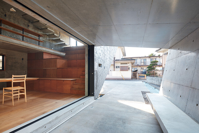 angular boulder-like house by suppose design office offers privacy from tokyo surroundings