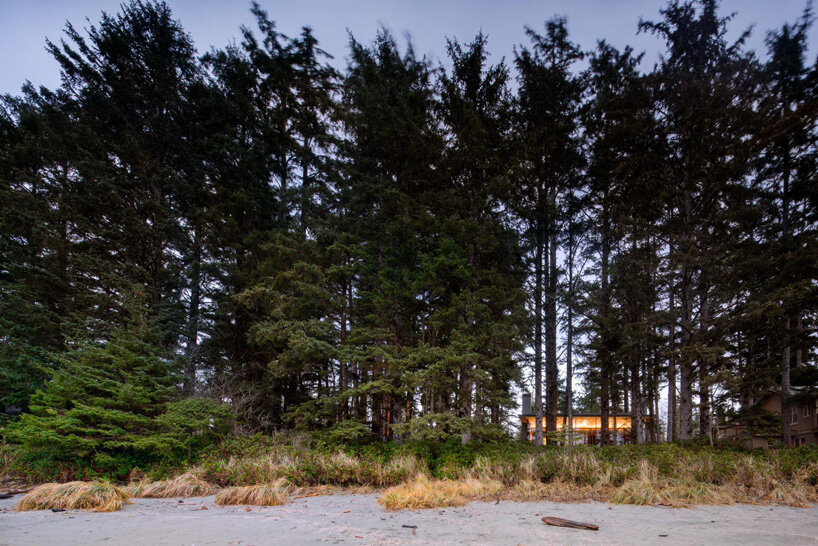 olson kundig's tofino beach house captures both forest and ocean views designboom