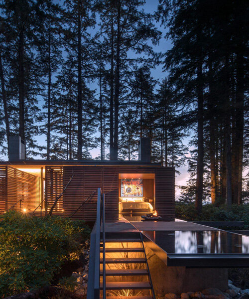 olson kundig's tofino beach house captures both forest and ocean views