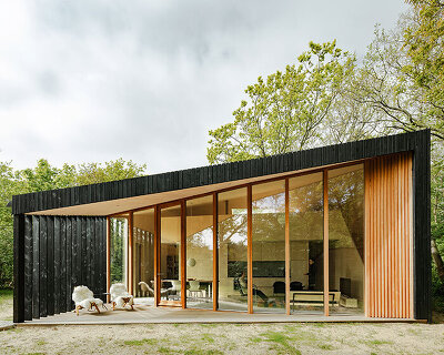 compact holiday home by orange architects on texel island, netherlands