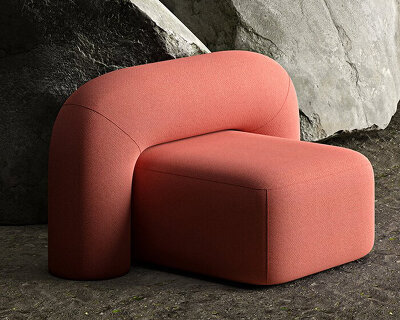 there's not a single sharp corner in this softly curved sofa collection by pavel vetrov