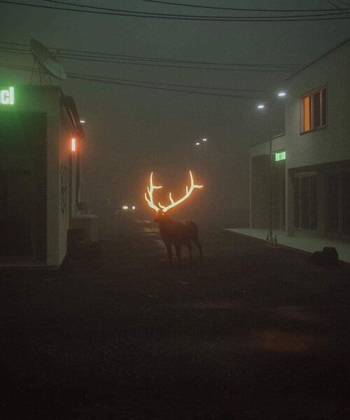 reflective reindeer antlers aimed to help prevent road accidents in finland