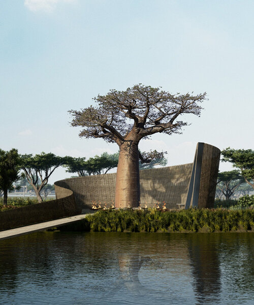 SAOTA's 'la reserve' hotel resort winds around baobab trees in dakar, senegal