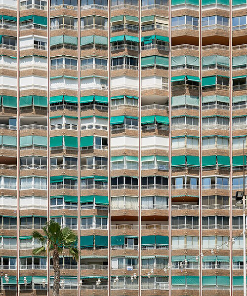 the spirit of the beehive: a series of photographs depicts the brutalism of benidorm, spain