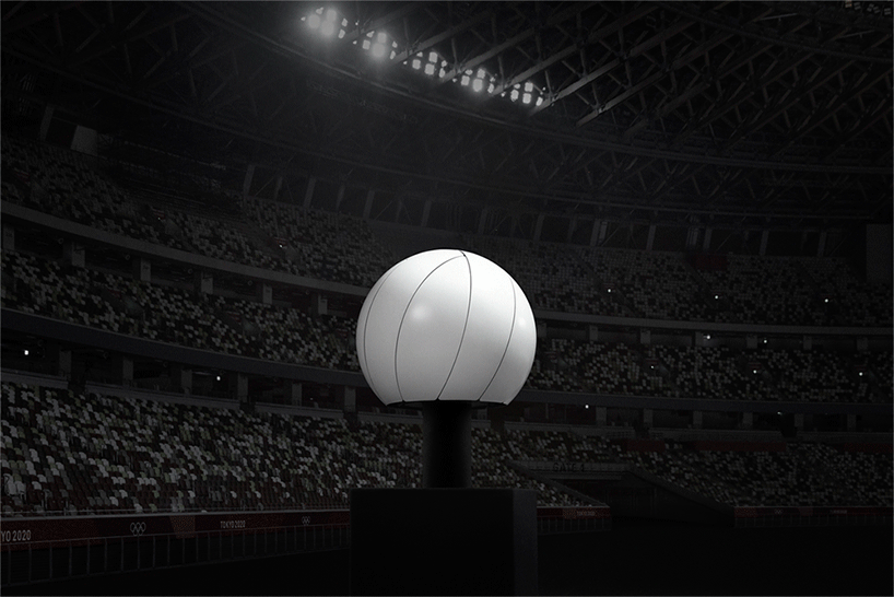 sun-like form by nendo blooms the ceremonial cauldron of fire in tokyo olympics