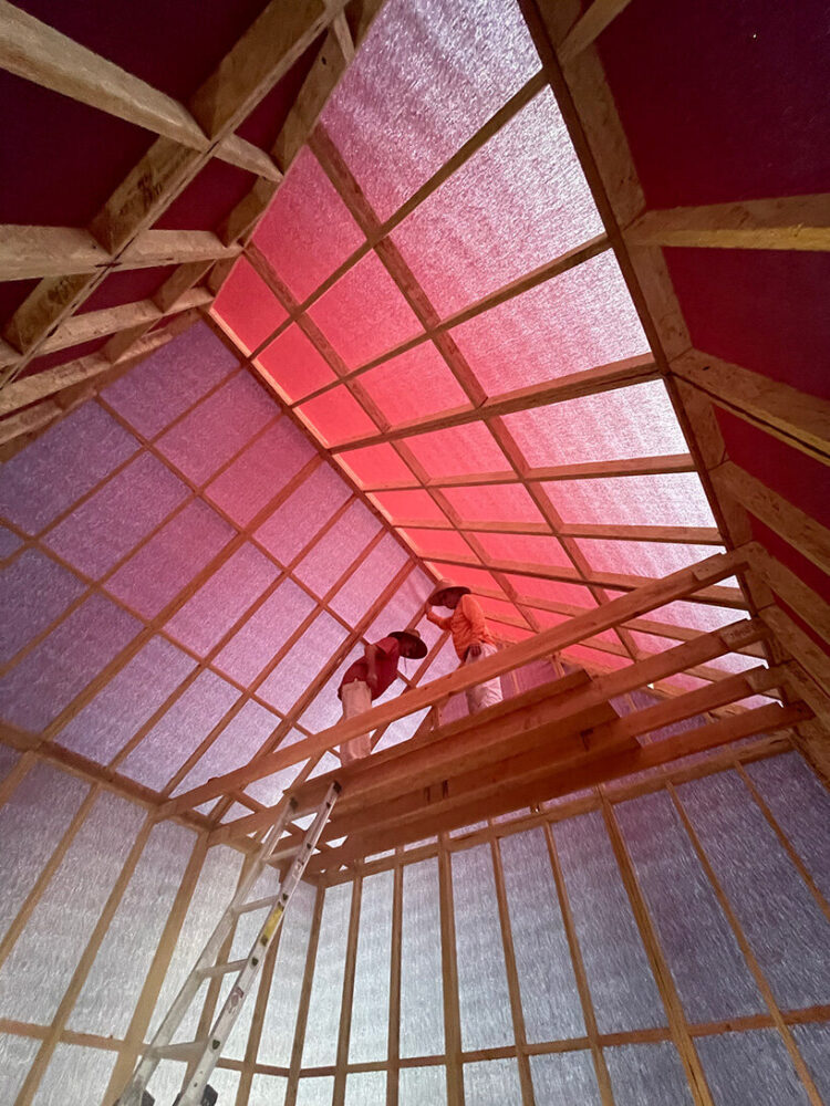 john margaritis about new york sunshine x dickies installation SUN DYED IN TEXAS