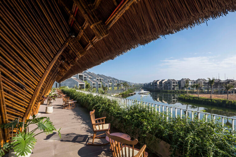 Vtn Structures VTN builds 9-meter-tall bamboo structure for casamia community house