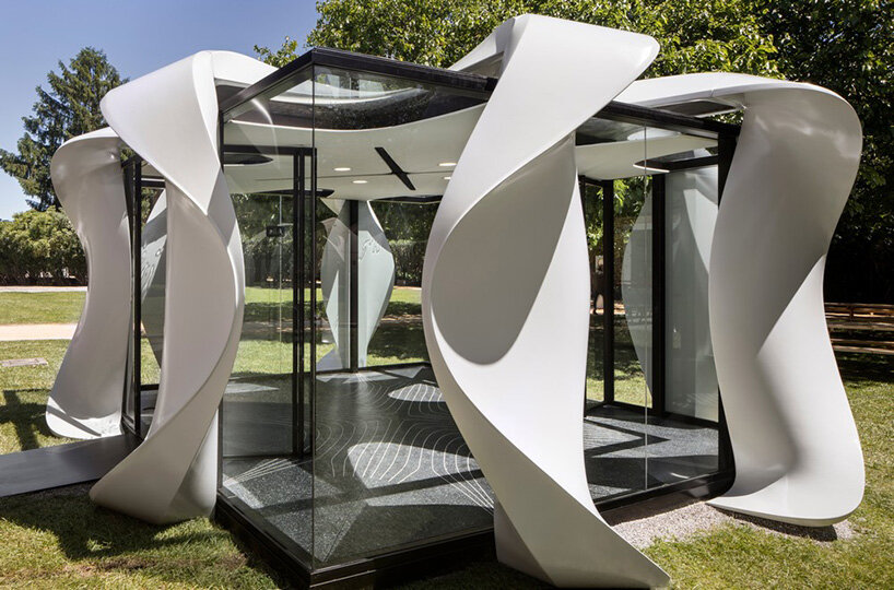 zaha hadid architects installs 3D-printed alis pavilion at venice architecture biennale