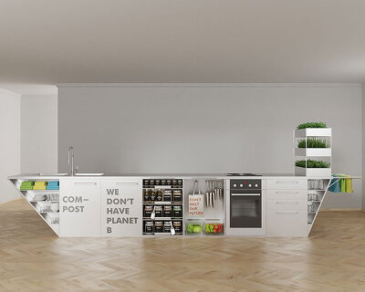 designing a 'zero waste kitchen' to protest: cook, eat and live sustainably