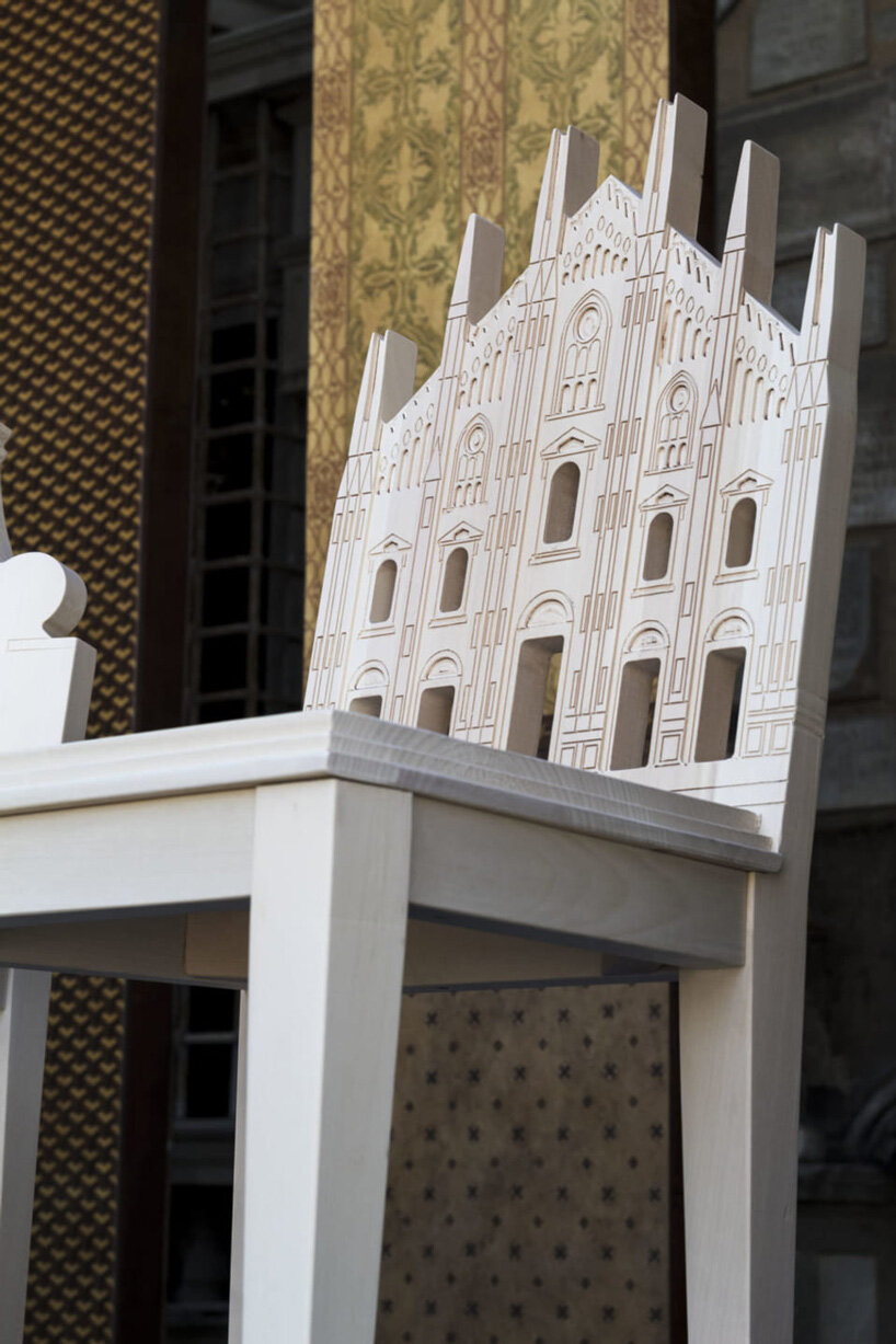 16 iconic city monuments reimagined as backrests in CITYNG chair collection