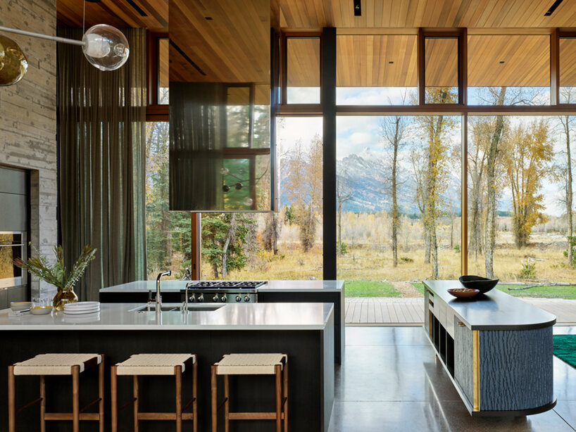embracing the grand tetons, CLB architects brings contemporary architecture to wyoming
