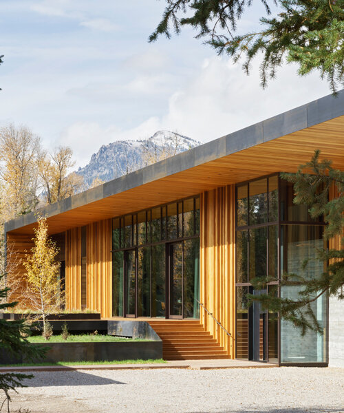 embracing the grand tetons, CLB architects brings contemporary architecture to wyoming