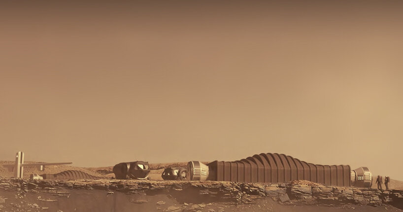 ICON 3D prints simulated Mars habitat designed by bjarke ingels group for NASA