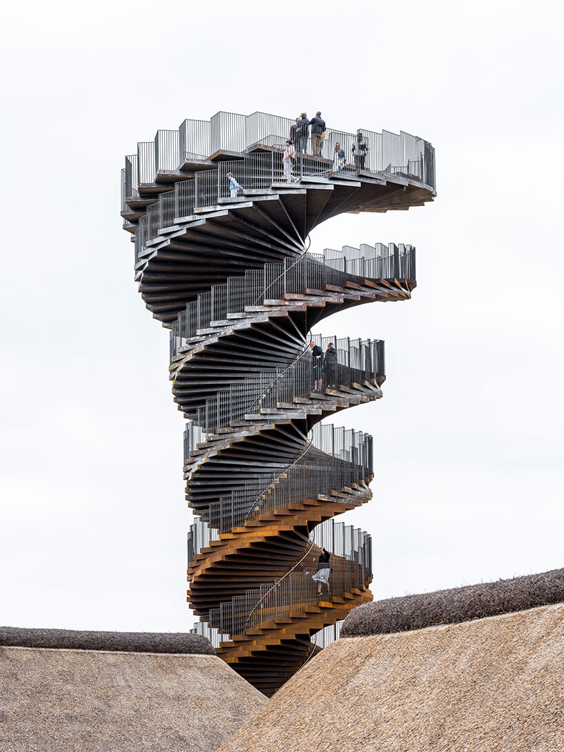 bjarke ingels' 'marsk tower' observation helix officially opens to public