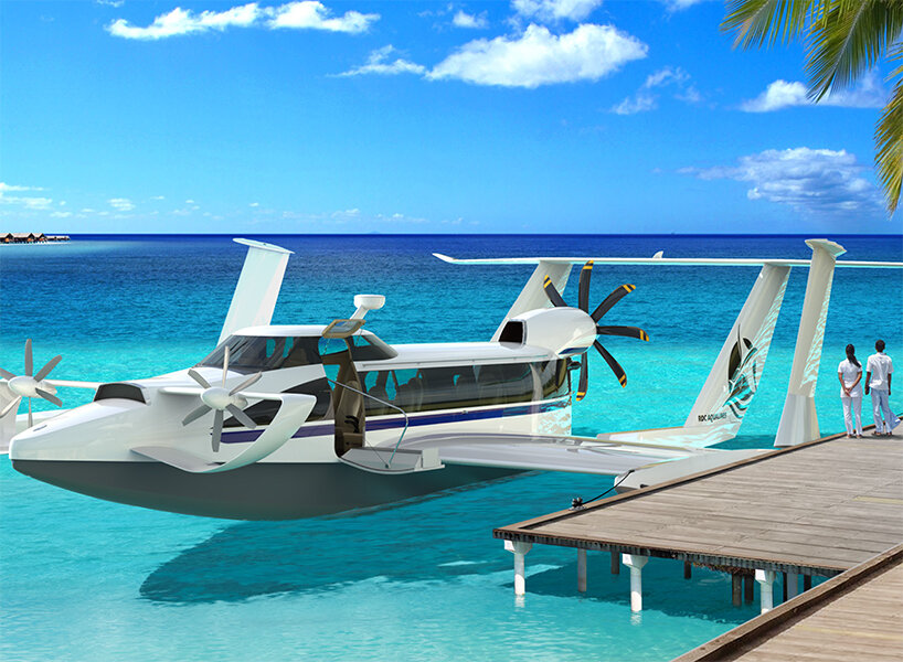 aquas is a flying ship moving passengers with speed up to 200 km/h