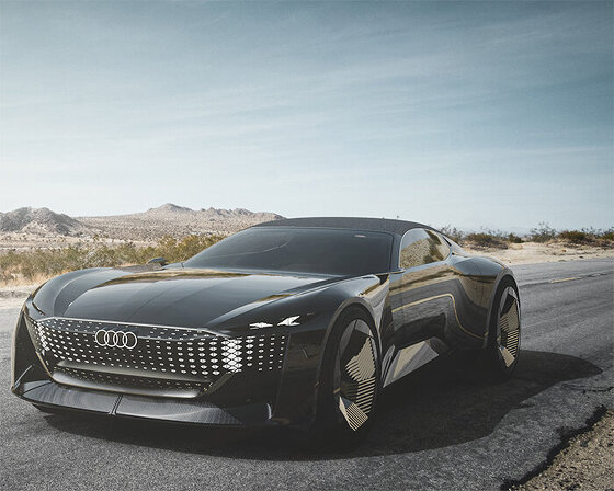 shape-shifting AUDI skysphere concept e-roadster debuts at monterey car week 2021